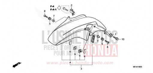 FRONT FENDER CBF10008 de 2008